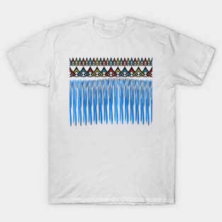 Blue threads design T-Shirt